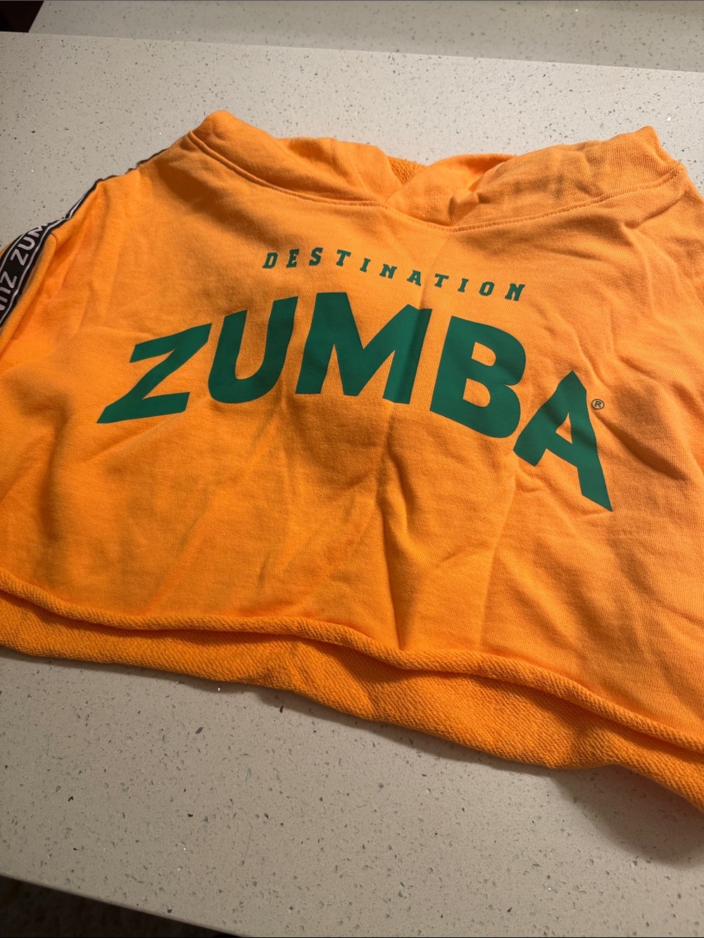 Zumba Womens Crop Top Hoodie - Picture 9 of 9